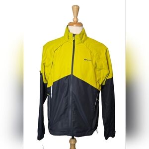 Sugoi Versa Jacket XL  Convertible Windbreaker Cycling Running Semi Fit
